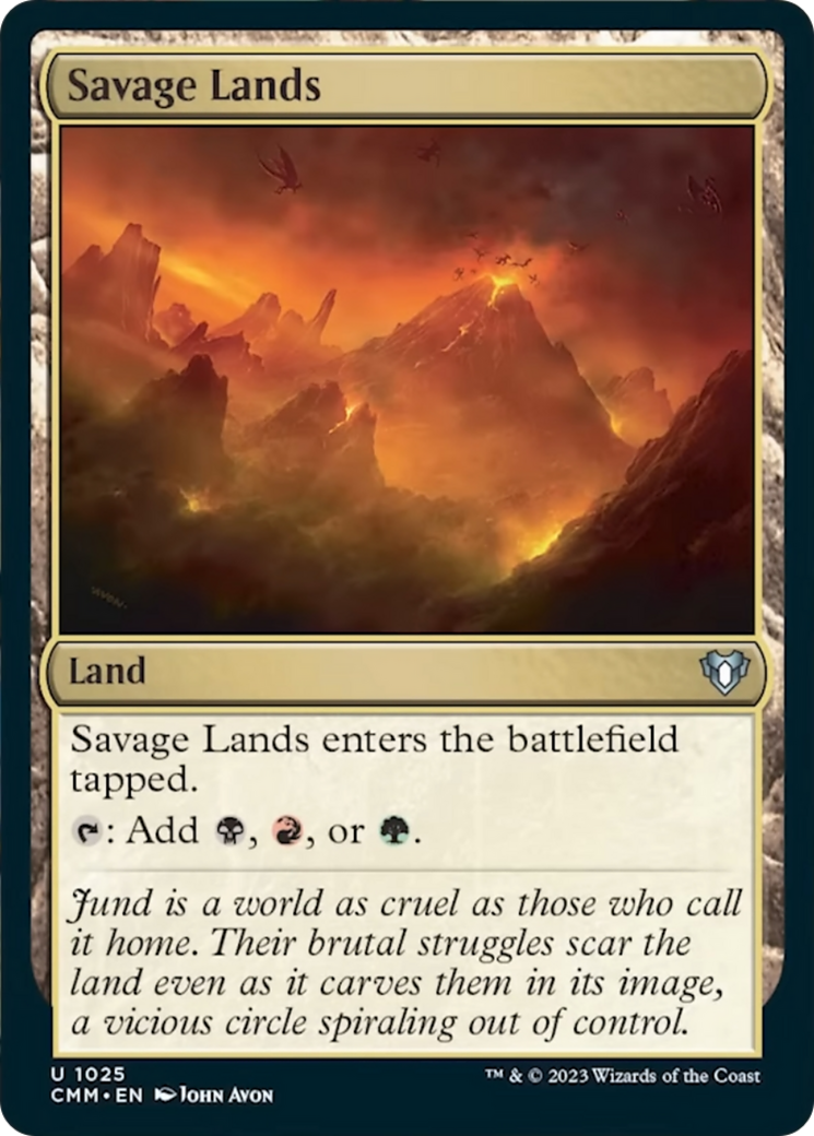 Savage Lands [Commander Masters] | Cracking-Singles