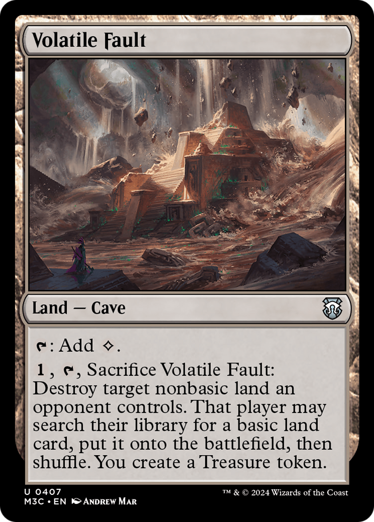 Volatile Fault (Ripple Foil) [Modern Horizons 3 Commander] | Cracking-Singles