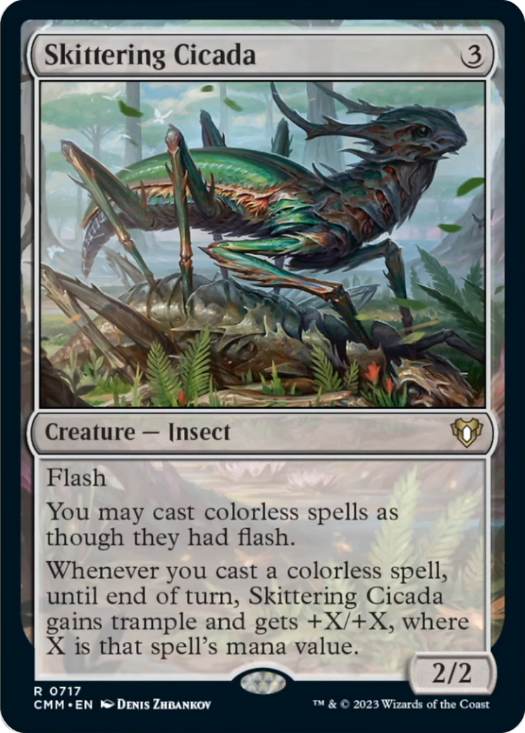 Skittering Cicada [Commander Masters] | Cracking-Singles