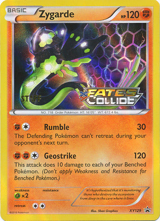 Zygarde (XY129) (Staff) [XY: Black Star Promos] | Cracking-Singles