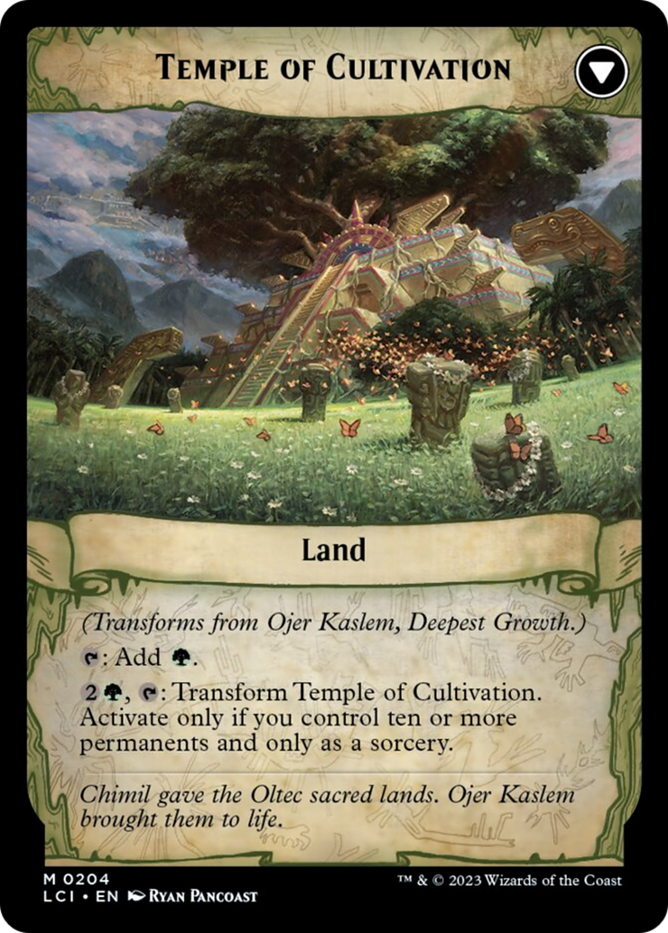 Ojer Kaslem, Deepest Growth // Temple of Cultivation [The Lost Caverns of Ixalan] | Cracking-Singles