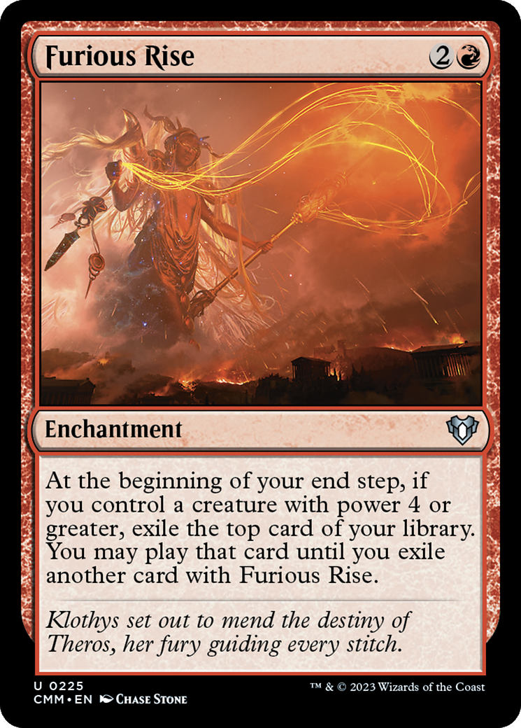 Furious Rise [Commander Masters] | Cracking-Singles