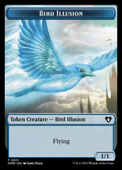 Thopter // Bird Illusion Double-Sided Token [Commander Masters Tokens] | Cracking-Singles