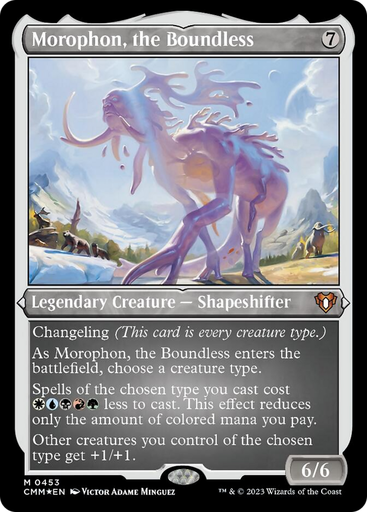 Morophon, the Boundless (Foil Etched) [Commander Masters] | Cracking-Singles