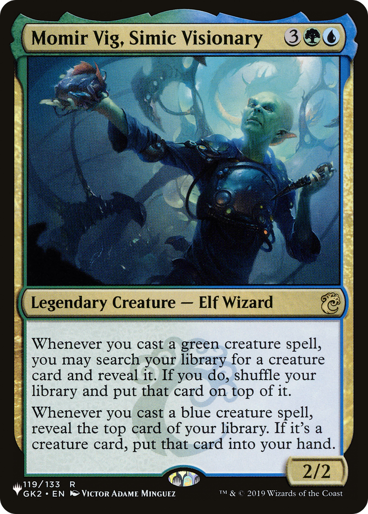 Momir Vig, Simic Visionary [The List Reprints] | Cracking-Singles