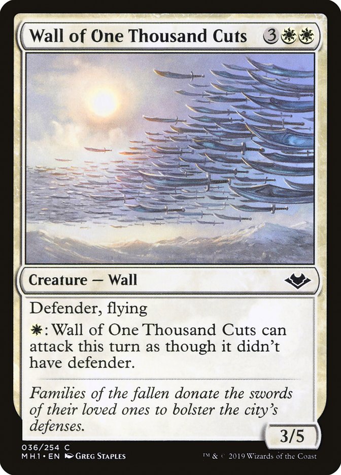 Wall of One Thousand Cuts [Modern Horizons] | Cracking-Singles