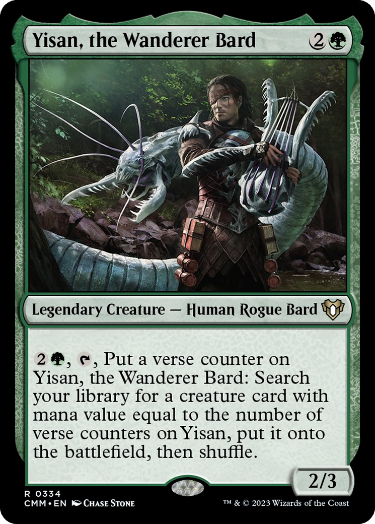 Yisan, the Wanderer Bard [Commander Masters] | Cracking-Singles