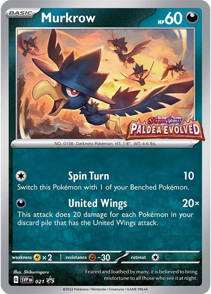 Murkrow (021) [Scarlet & Violet: Black Star Promos] | Cracking-Singles