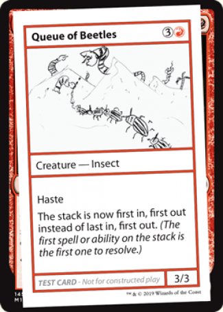 Queue of Beetles (2021 Edition) [Mystery Booster Playtest Cards] | Cracking-Singles