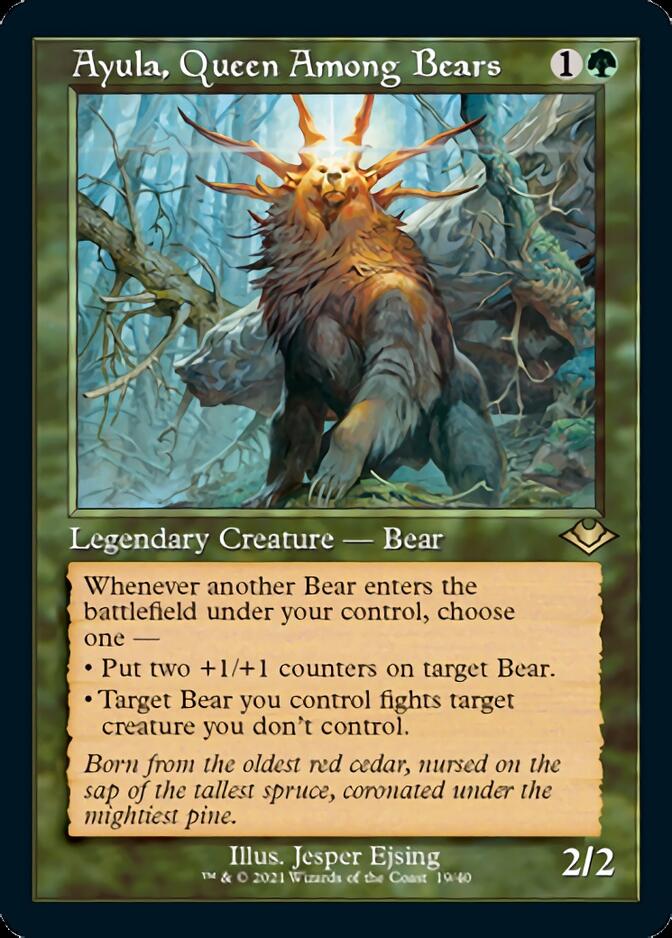 Ayula, Queen Among Bears (Retro Foil Etched) [Modern Horizons] | Cracking-Singles