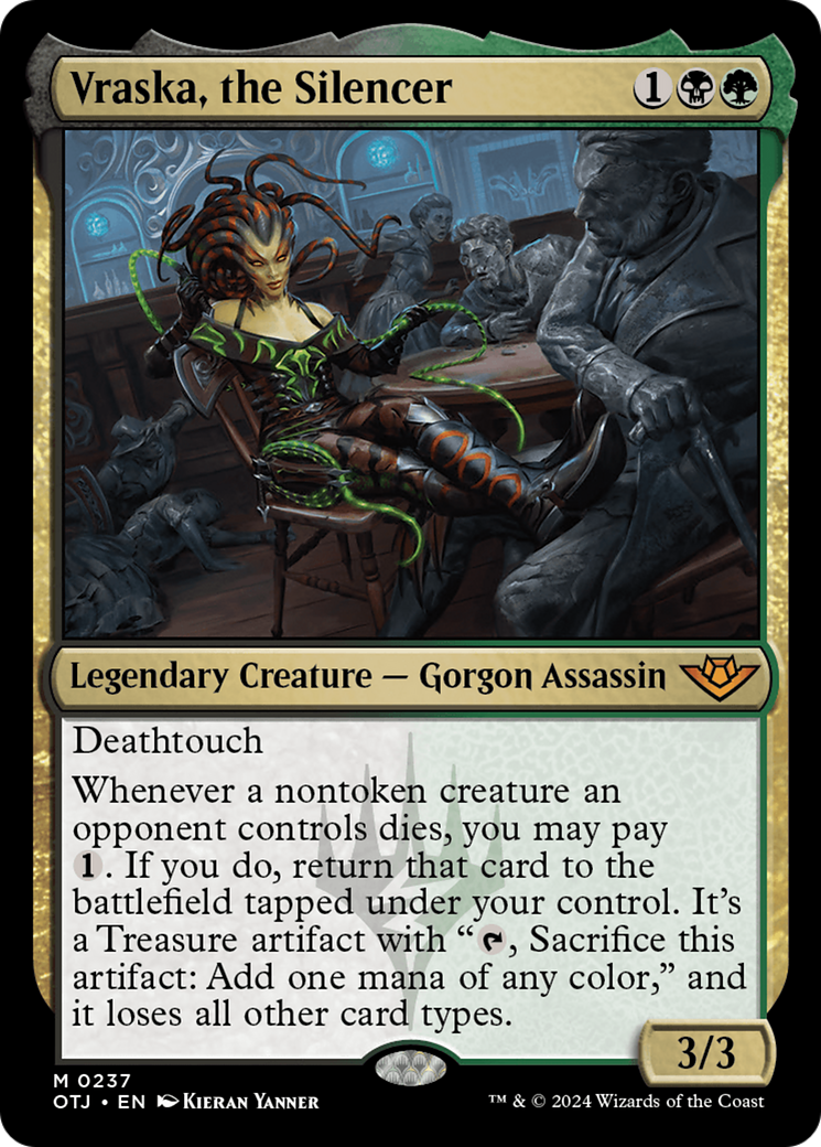 Vraska, the Silencer [Outlaws of Thunder Junction] | Cracking-Singles