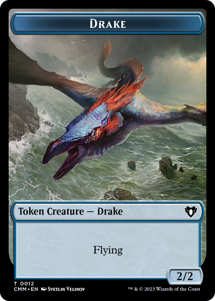 Eldrazi Scion // Drake Double-Sided Token [Commander Masters Tokens] | Cracking-Singles