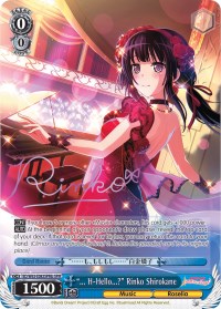 "... H-Hello?" Rinko Shirokane (BD/W63-E083SPMb SPM) [BanG Dream! Girls Band Party! Vol.2] | Cracking-Singles