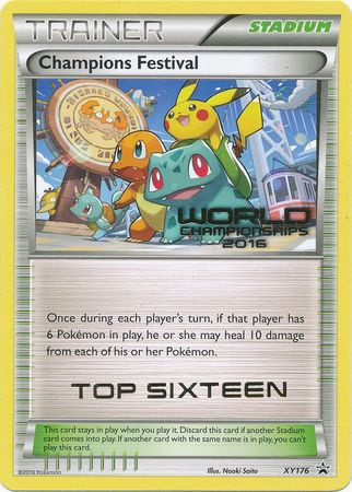 Champions Festival 2016 Top Sixteen (XY176) [XY: Black Star Promos] | Cracking-Singles