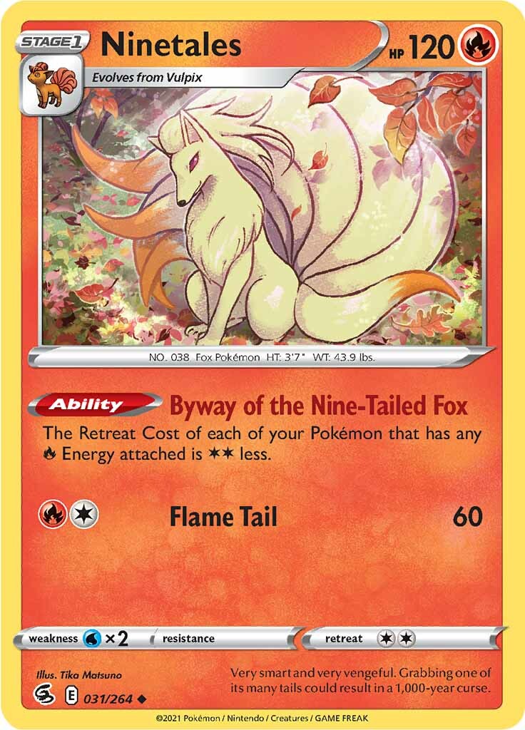 Ninetales (031/264) [Sword & Shield: Fusion Strike] | Cracking-Singles