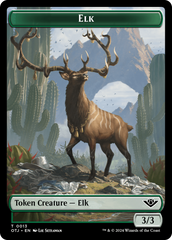 Elk // Plot Double-Sided Token [Outlaws of Thunder Junction Tokens] | Cracking-Singles