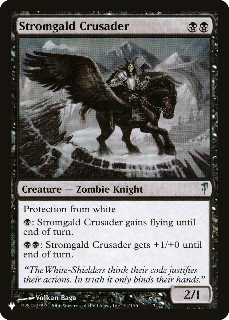 Stromgald Crusader [The List] | Cracking-Singles