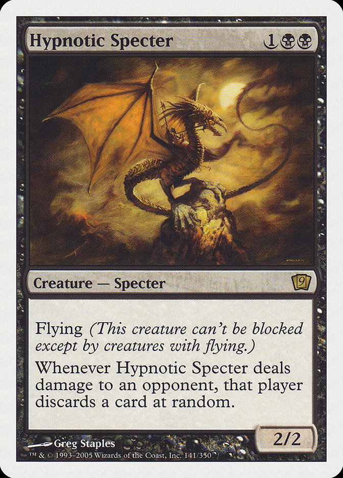 Hypnotic Specter (9th Edition) (Oversized) [Oversize Cards] | Cracking-Singles