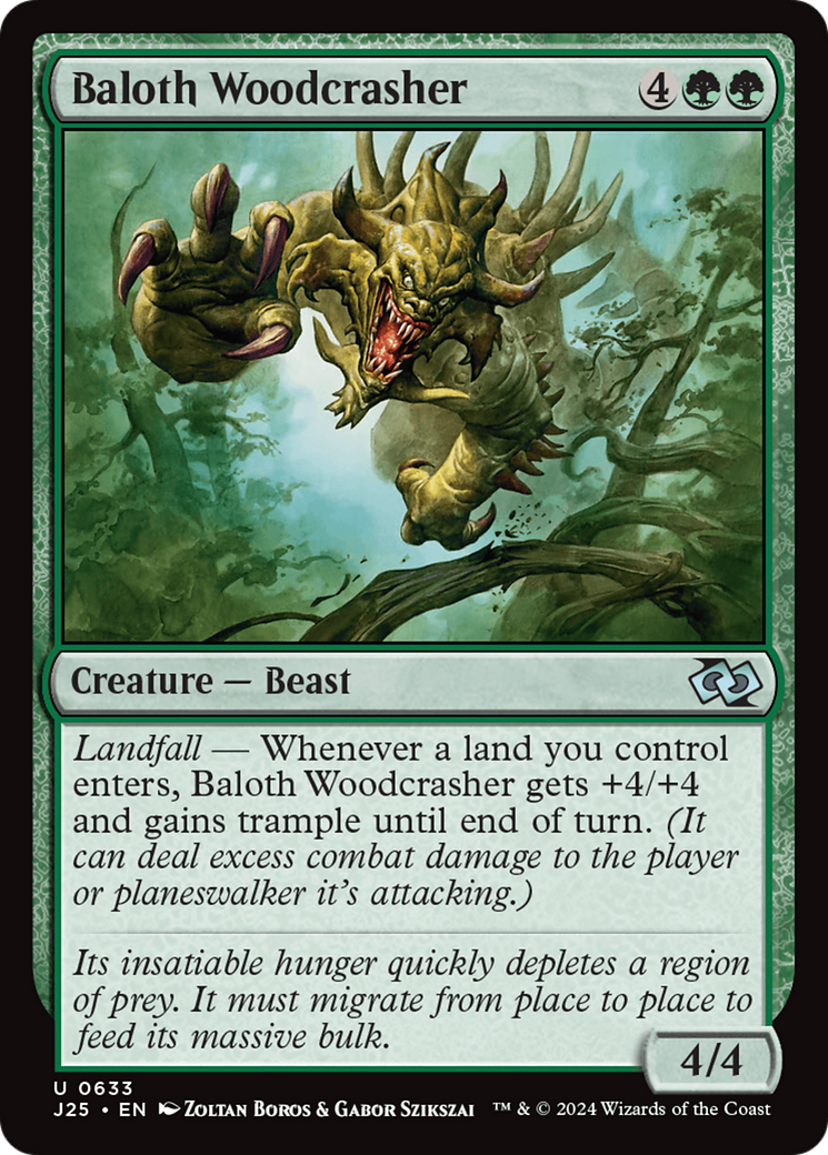 Baloth Woodcrasher [Foundations Jumpstart] | Cracking-Singles