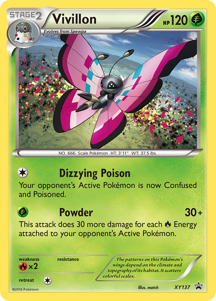 Vivillon (XY137) [XY: Black Star Promos] | Cracking-Singles