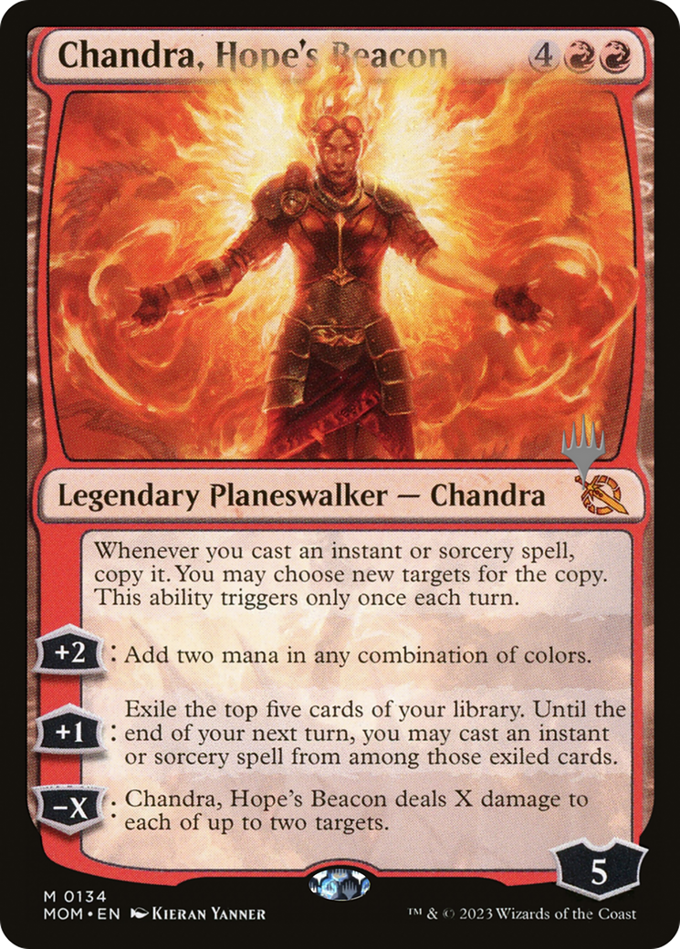 Chandra, Hope's Beacon (Promo Pack) [March of the Machine Promos] | Cracking-Singles