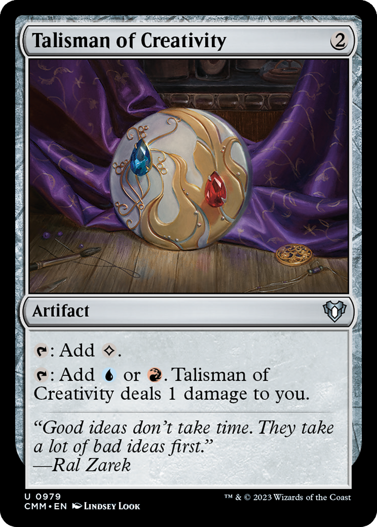 Talisman of Creativity [Commander Masters] | Cracking-Singles