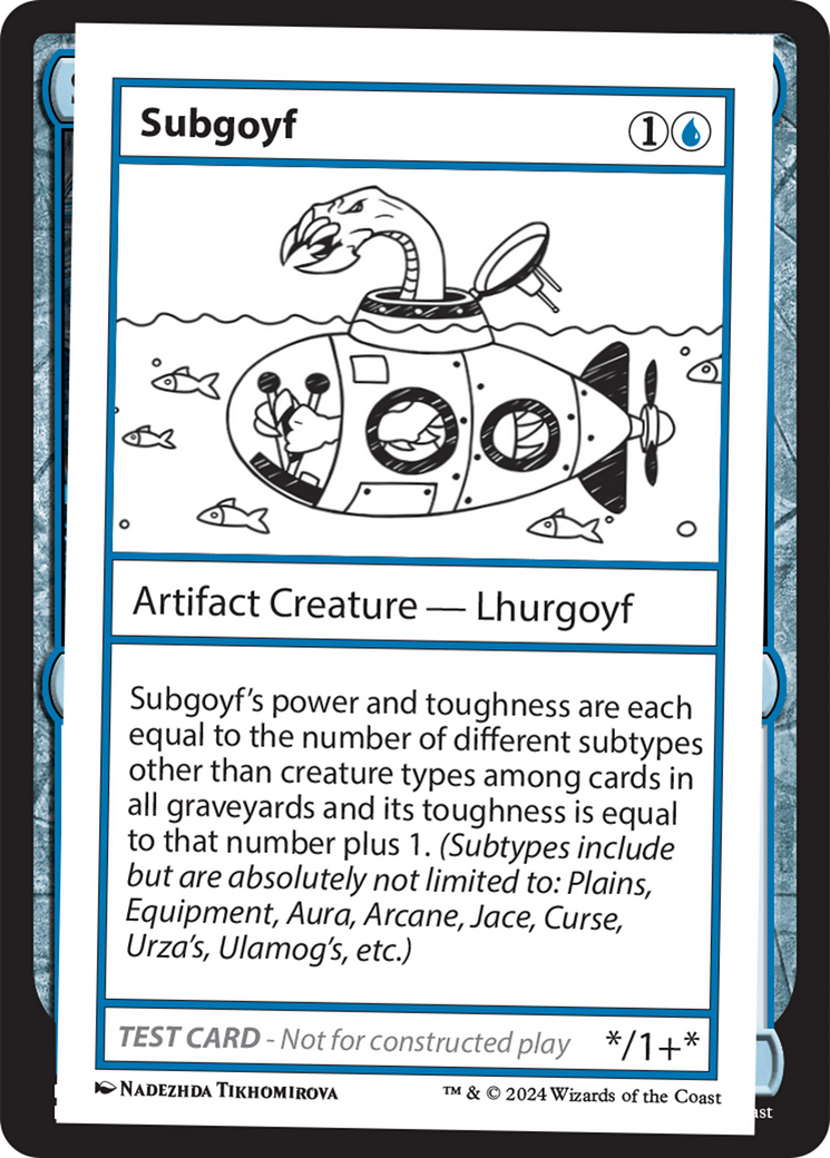 Subgoyf [Mystery Booster 2 Playtest Cards] | Cracking-Singles