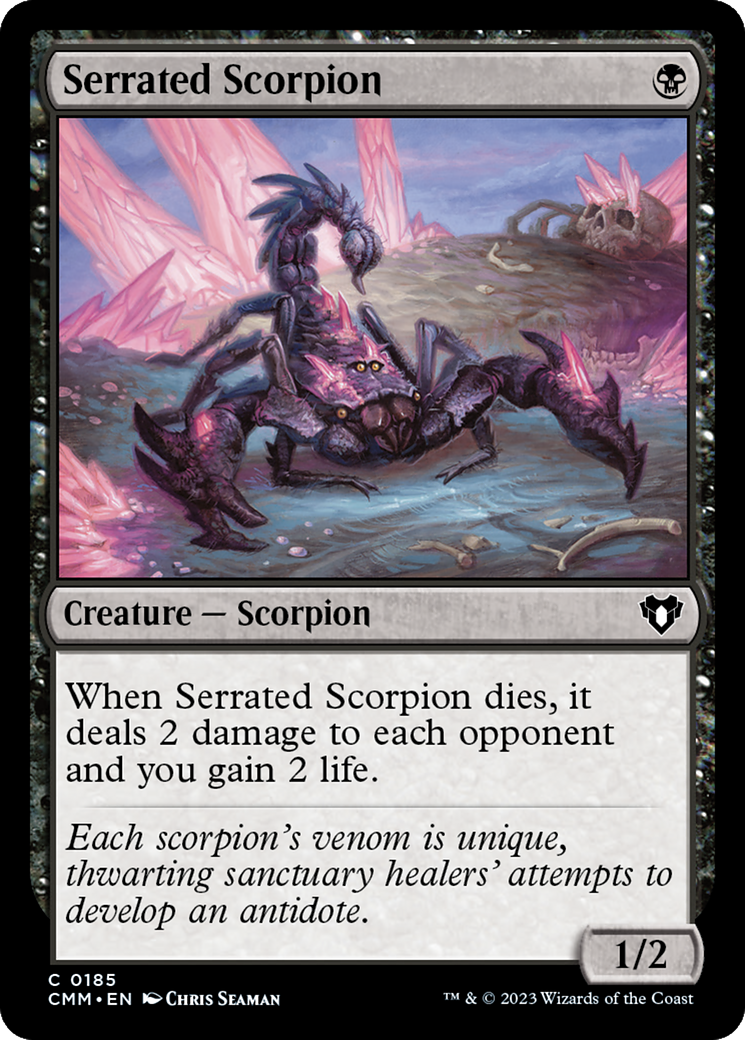 Serrated Scorpion [Commander Masters] | Cracking-Singles