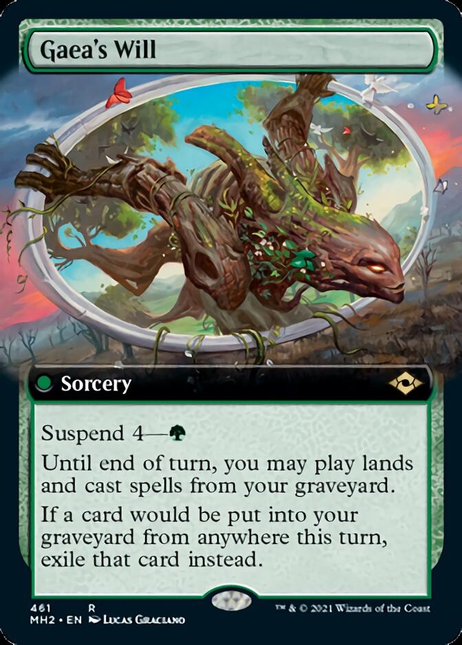 Gaea's Will (Extended Art) [Modern Horizons 2] | Cracking-Singles