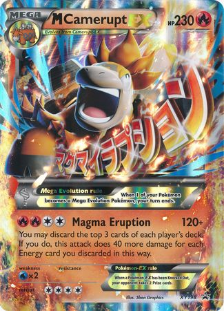 M Camerupt EX (XY198) (Jumbo Card) [XY: Black Star Promos] | Cracking-Singles