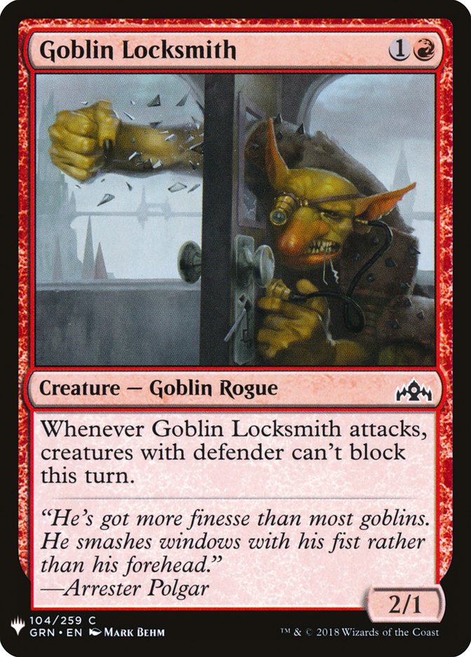 Goblin Locksmith [Mystery Booster] | Cracking-Singles