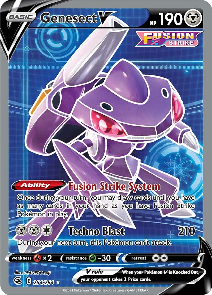 Genesect V (254/264) [Sword & Shield: Fusion Strike] | Cracking-Singles