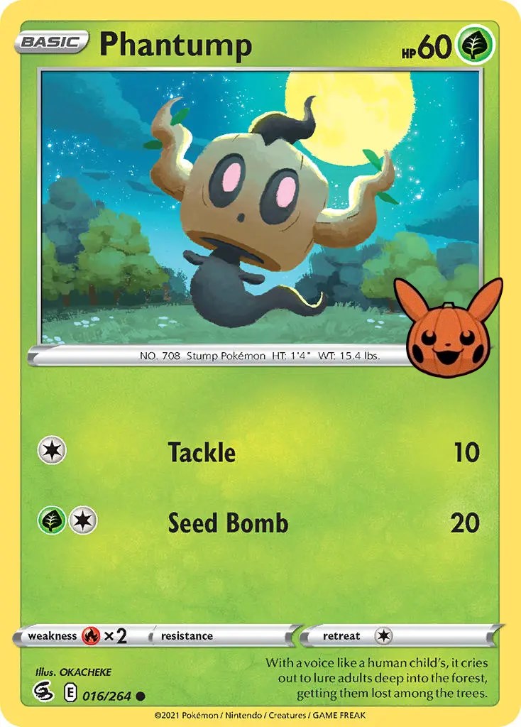 Phantump (016/264) [Trick or Trade] | Cracking-Singles