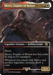 Merry, Esquire of Rohan (Borderless Alternate Art) [The Lord of the Rings: Tales of Middle-Earth] | Cracking-Singles