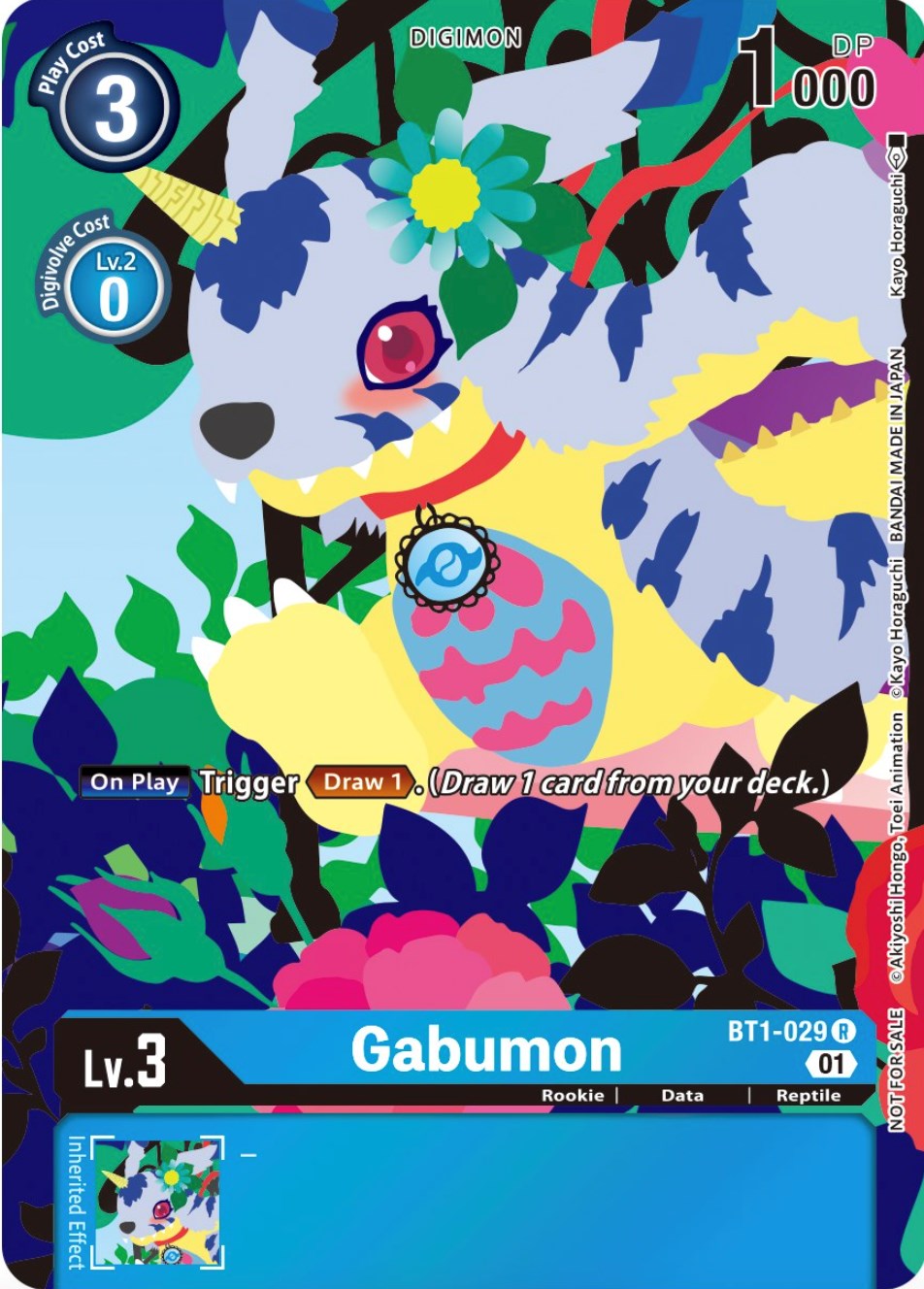 Gabumon [BT1-029] (Tamer's Card Set 2 Floral Fun) [Release Special Booster Promos] | Cracking-Singles