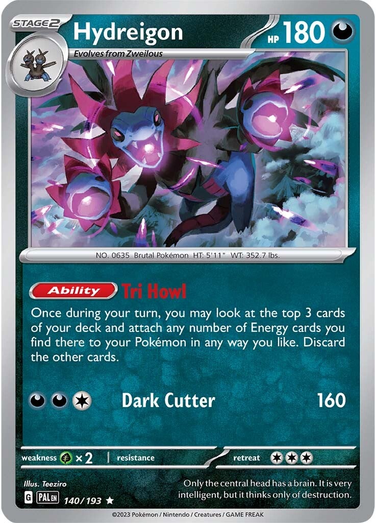 Hydreigon (140/193) [Scarlet & Violet: Paldea Evolved] | Cracking-Singles