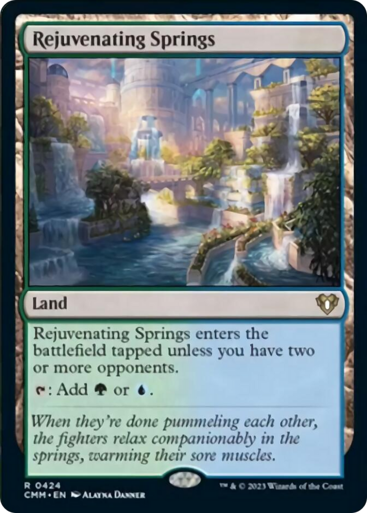 Rejuvenating Springs [Commander Masters] | Cracking-Singles