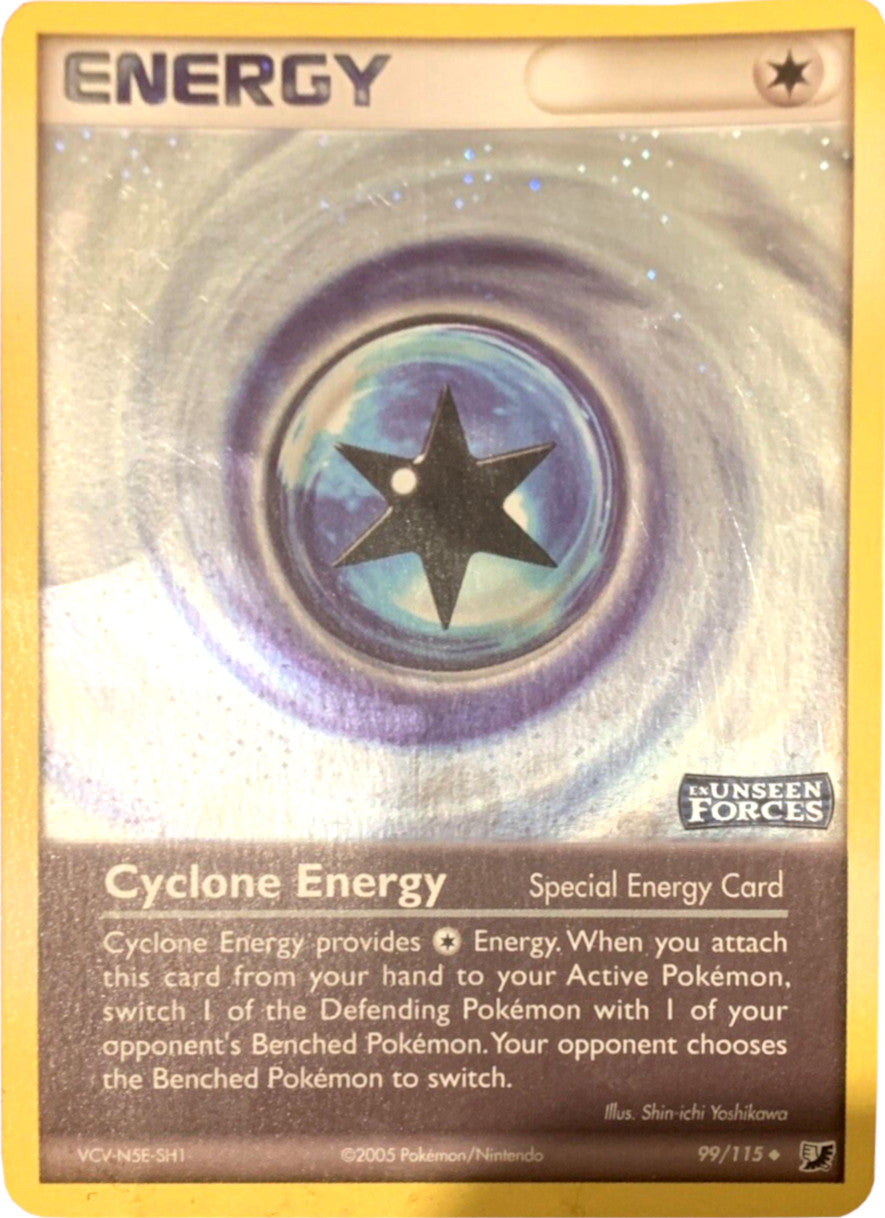 Cyclone Energy (99/115) (Stamped) [EX: Unseen Forces] | Cracking-Singles