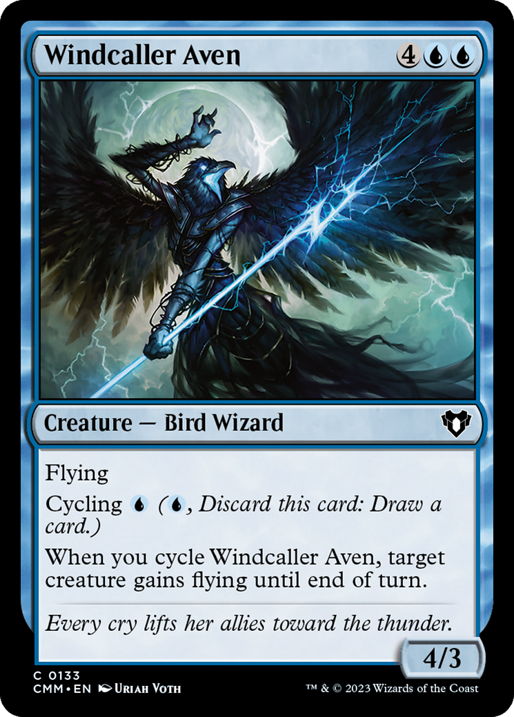 Windcaller Aven [Commander Masters] | Cracking-Singles