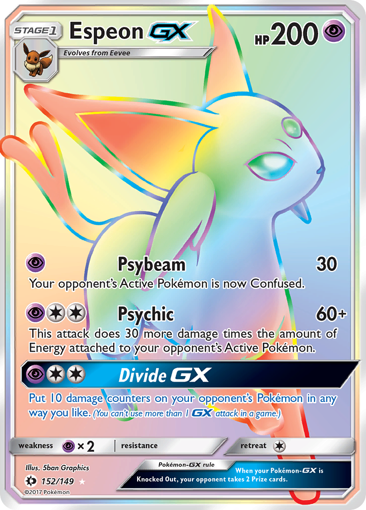 Espeon GX (152/149) [Sun & Moon: Base Set] | Cracking-Singles