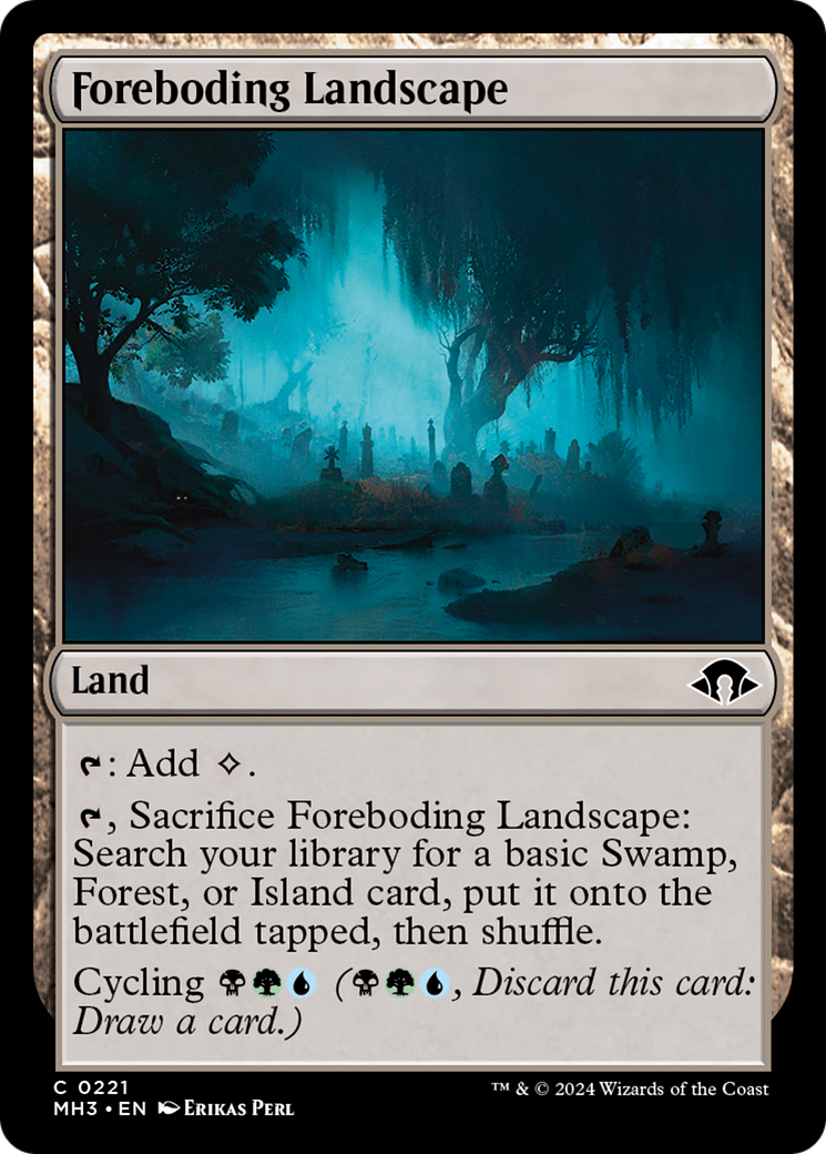 Foreboding Landscape [Modern Horizons 3] | Cracking-Singles