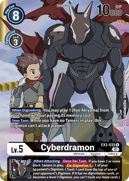 Cyberdramon [EX2-035] (Alternate Art) [Digital Hazard] | Cracking-Singles