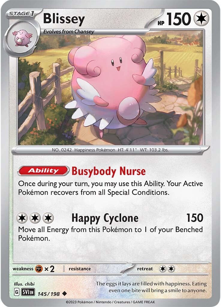 Blissey (145/198) [Scarlet & Violet: Base Set] | Cracking-Singles