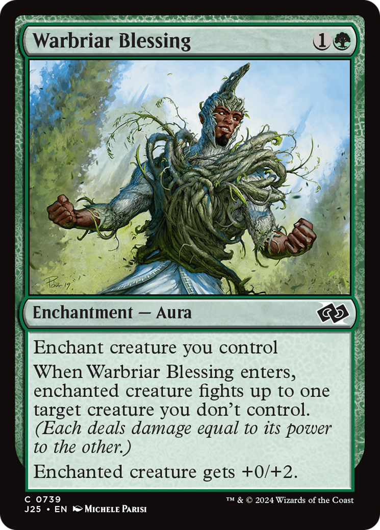 Warbriar Blessing [Foundations Jumpstart] | Cracking-Singles