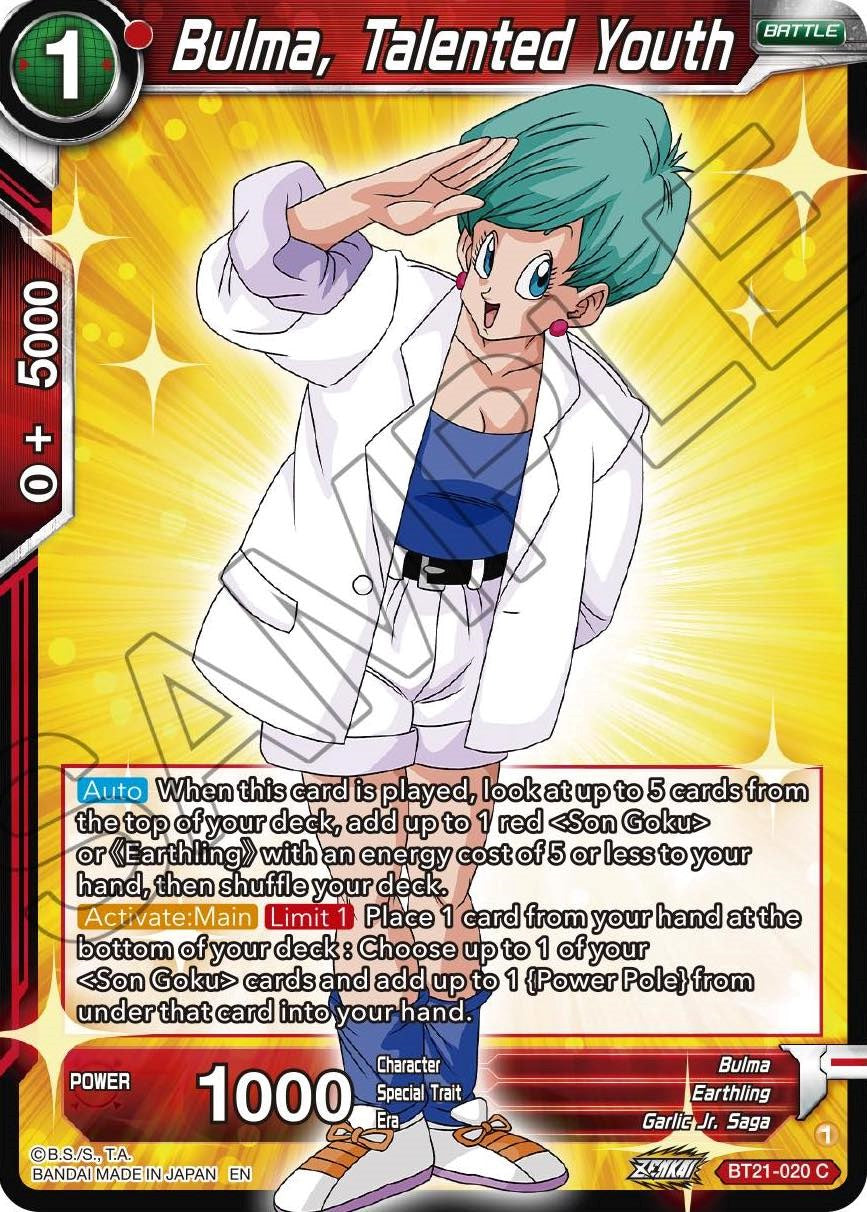 Bulma, Talented Youth (BT21-020) [Wild Resurgence] | Cracking-Singles