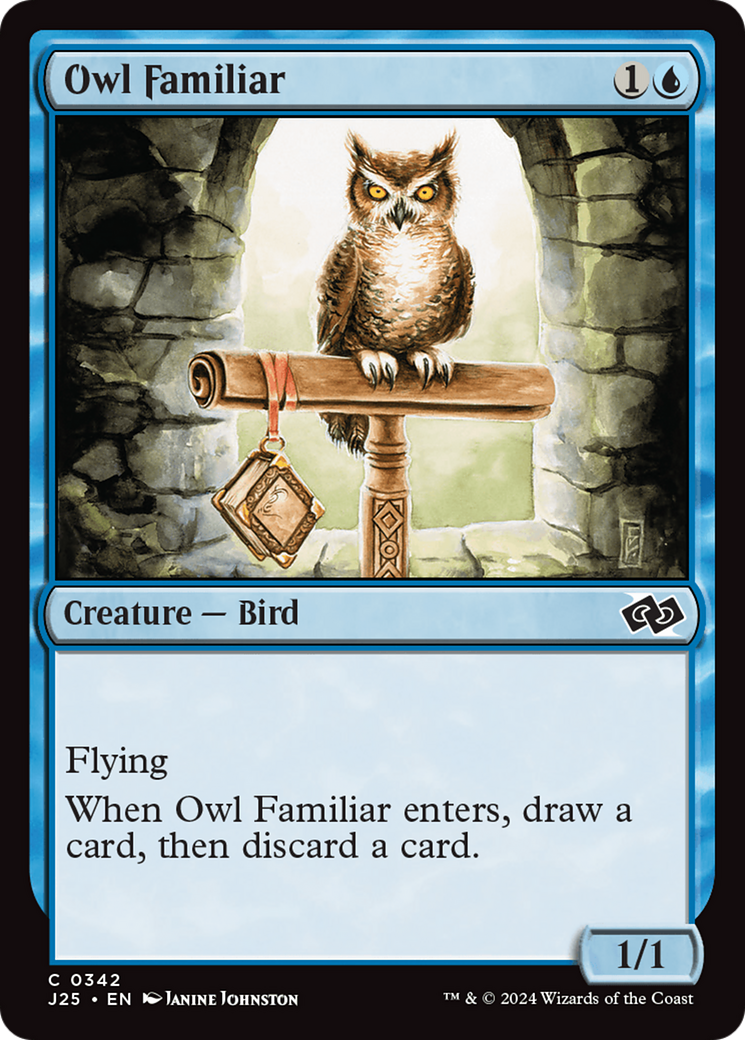 Owl Familiar [Foundations Jumpstart] | Cracking-Singles