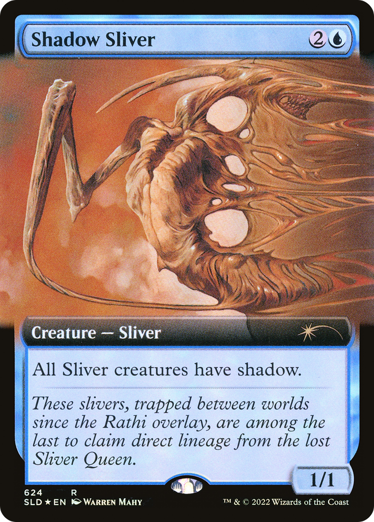 Shadow Sliver (Extended Art) [Secret Lair Drop Promos] | Cracking-Singles