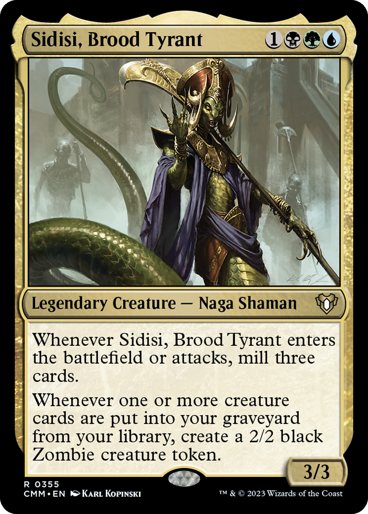 Sidisi, Brood Tyrant [Commander Masters] | Cracking-Singles