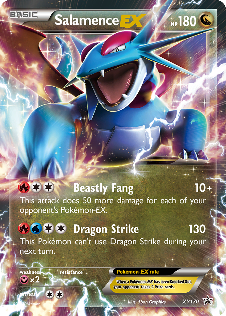 Salamence EX (XY170) [XY: Black Star Promos] | Cracking-Singles