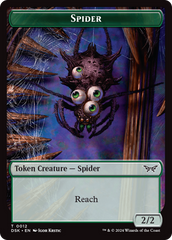 Toy // Spider Double-Sided Token [Duskmourn: House of Horror Tokens] | Cracking-Singles